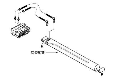 Picture of Miller Boom Lift Cylinder Century 712 and 716 Series