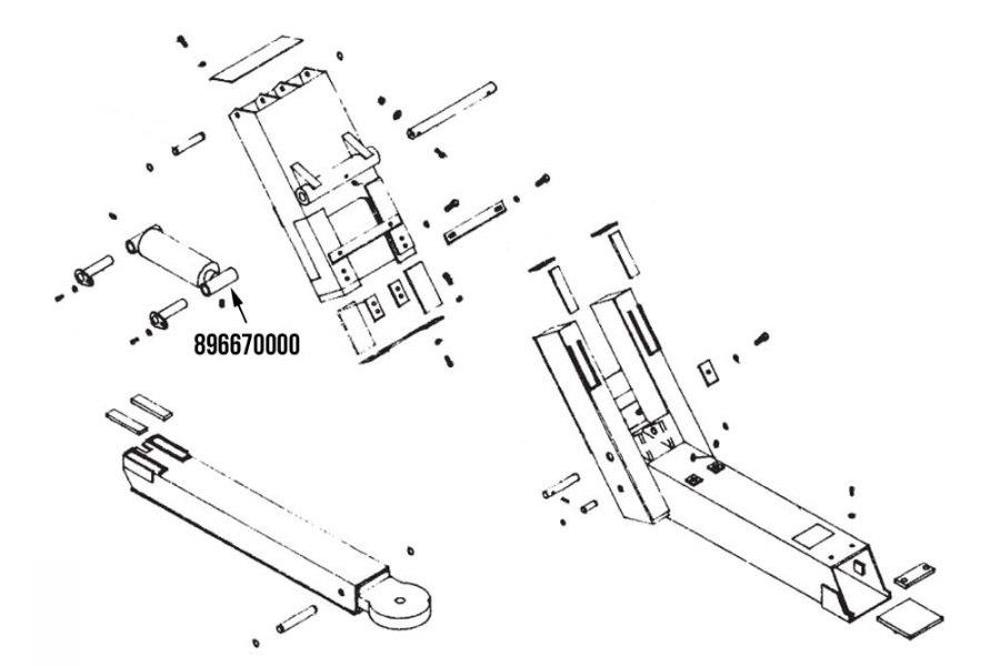 Picture of Miller Wheel Lift Tilt Cylinder Vulcan 896 / 897