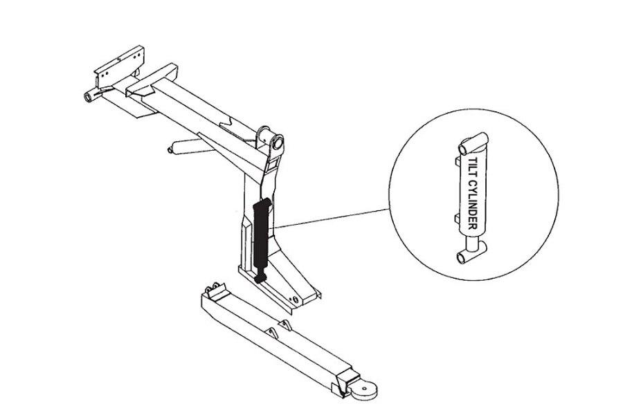 Picture of Miller Wheel Lift Tilt Cylinder Vulcan 805