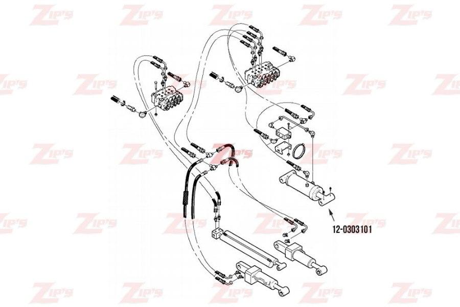 Picture of Miller Wheel Lift Cylinder Century 712 and 716