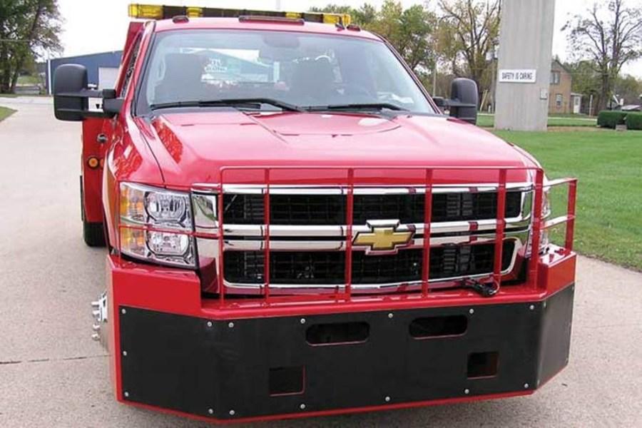 Picture of Diversified Push Bumper Chevy Silverado 3500 2500HD 2008-2010 (Not Classic) with Grille Guard