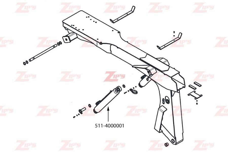 Picture of Miller Boom Lift Cylinder Century 3212 and Vulcan V30