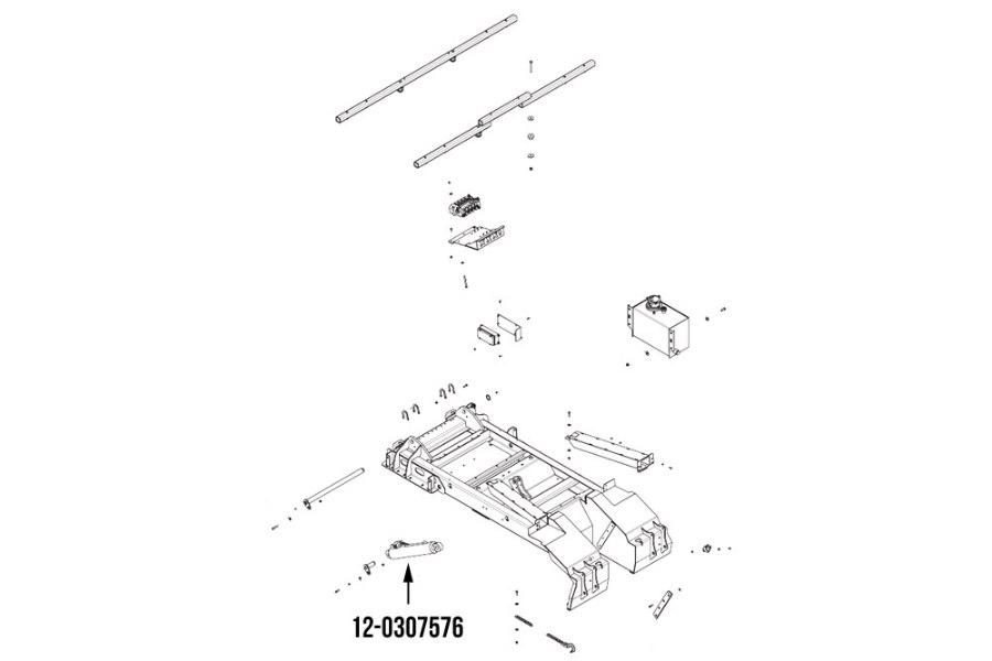 Picture of Miller Boom Lift Cylinder 3.5" x 17.75" Century and Vulcan