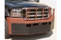 Picture of Diversified Push Bumper Ford F450/F550 SuperDuty 2005-2007 with Grill Guard (Bi-level All Steel Top)