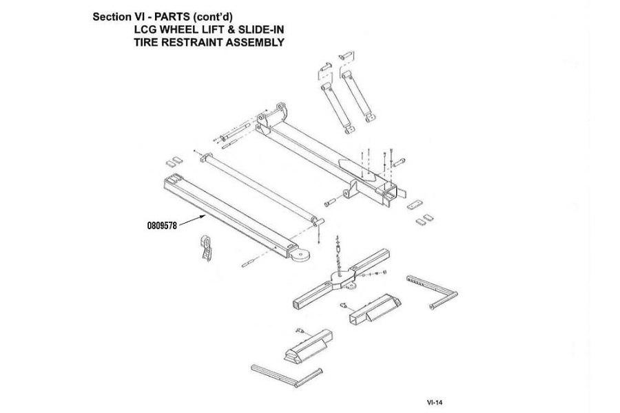 Picture of Miller Century LCG Inner Boom Weldment