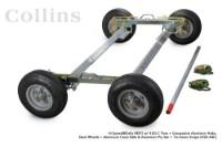 Collins Dollies Hi-Speed SLZ REPO Dolly w/ T10 Cross Rails & Steel Wheels 4.80 x 8 Additional Angle