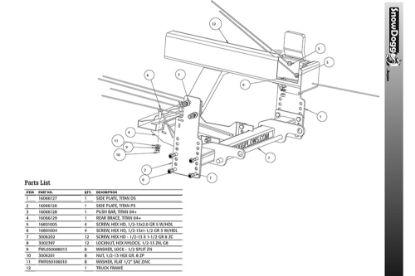 Picture of SnowDogg MD/MDII and VMD/VMDII Series Mount Nissan Titan 2004-2015