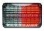 Picture of Whelen Clear/Red Flashing LED Light