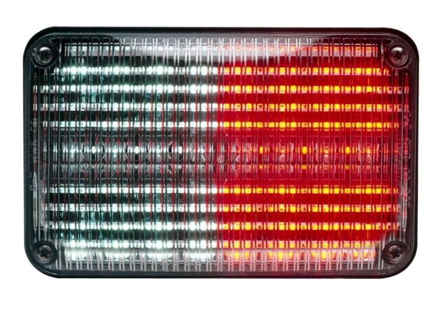 Picture of Whelen Clear/Red Flashing LED Light