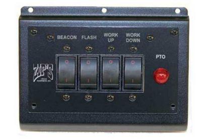 Picture of Power Up Switch Panel 4 Switch LH Dash 08' - Current Dodge / Sterling 3500 / 4500 / 5500