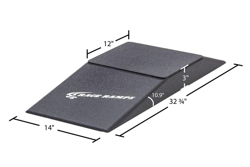 32.75"L x 14"W x 3"H, Rear