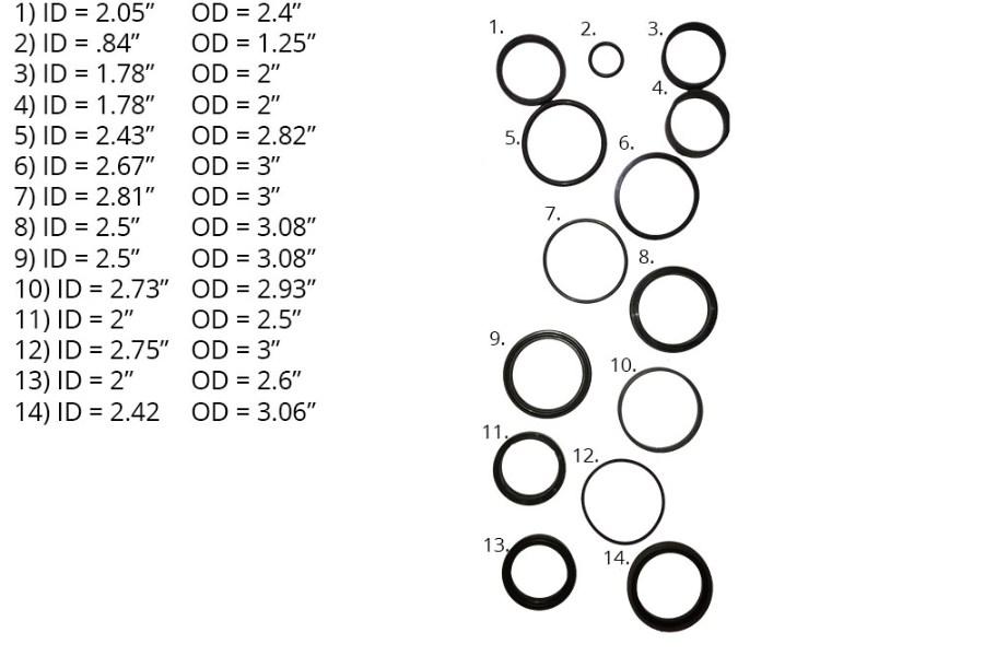 Picture of Miller Seal Kit IT27B Boom Lift Cylinder