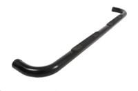 Dee Zee 3" Round UltraBlack Tube-Style Side Steps