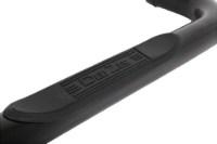 Dee Zee 3" Round UltraBlack Tube-Style Side Steps Additional Angle