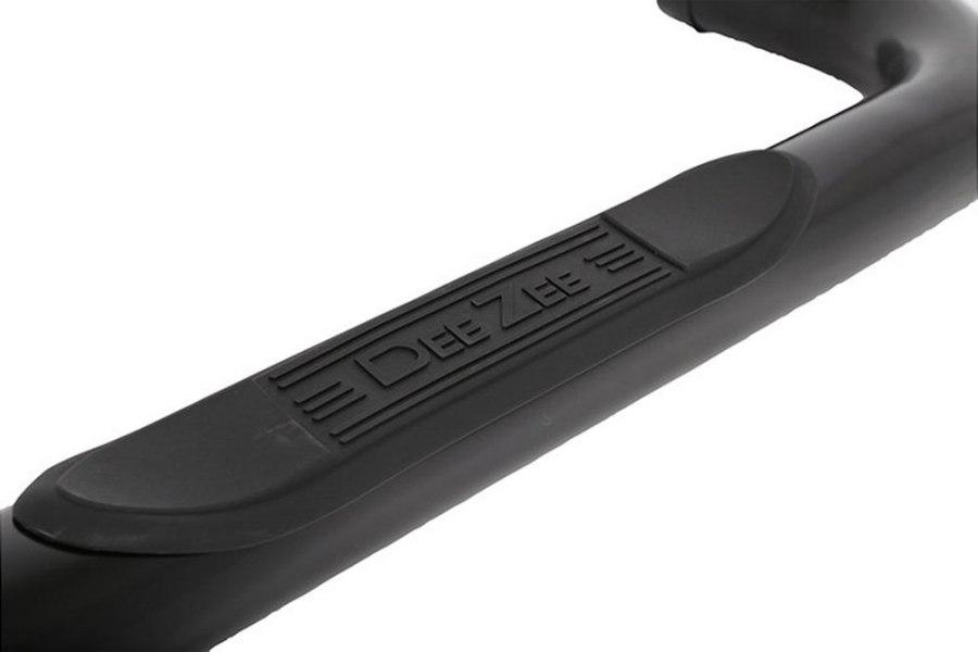 Dee Zee 3" Round UltraBlack Tube-Style Side Steps Additional Angle