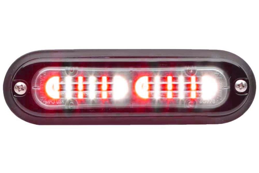 Whelen Ion T-Series Duo Color Super LED Lighthead with Clear Lens Alternate View