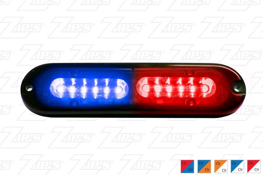 Picture of Whelen Ion T-Series Split Color Super-LED Lighthead with Smoked Lens