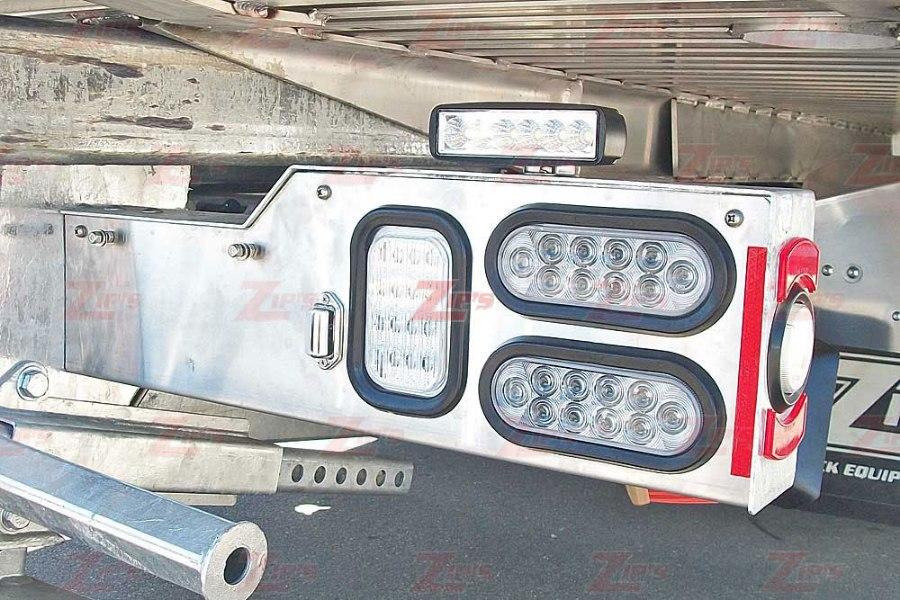 Picture of Miller Tail Light Face Plate Horizontal Lights Horizontal Right LCG Gen II Series