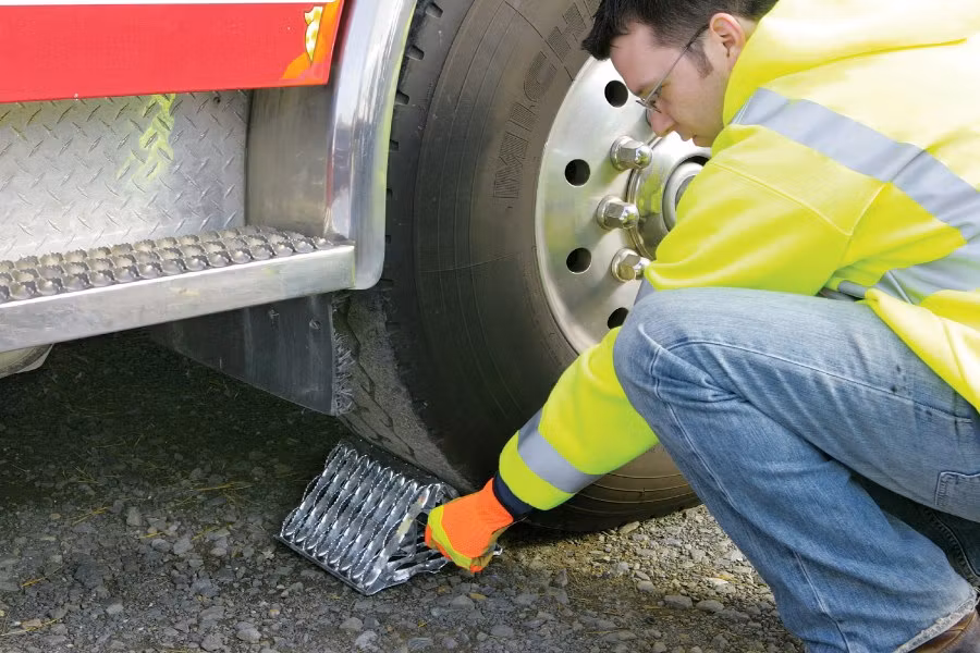 Picture of Sauber MFG All-Terrain Wheel Chocks Steel