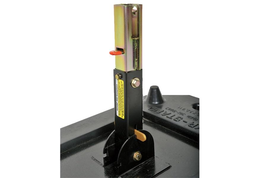 TrafFix Devices Zephyr Sign Stand with Latch Bracket Assembly Additional Angle
