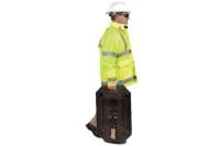 TrafFix Devices Zephyr Sign Stand with Latch Bracket Assembly Perspective View