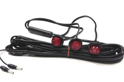 Picture of Century Carriers 3/4" LED Red Light- 3 Lights