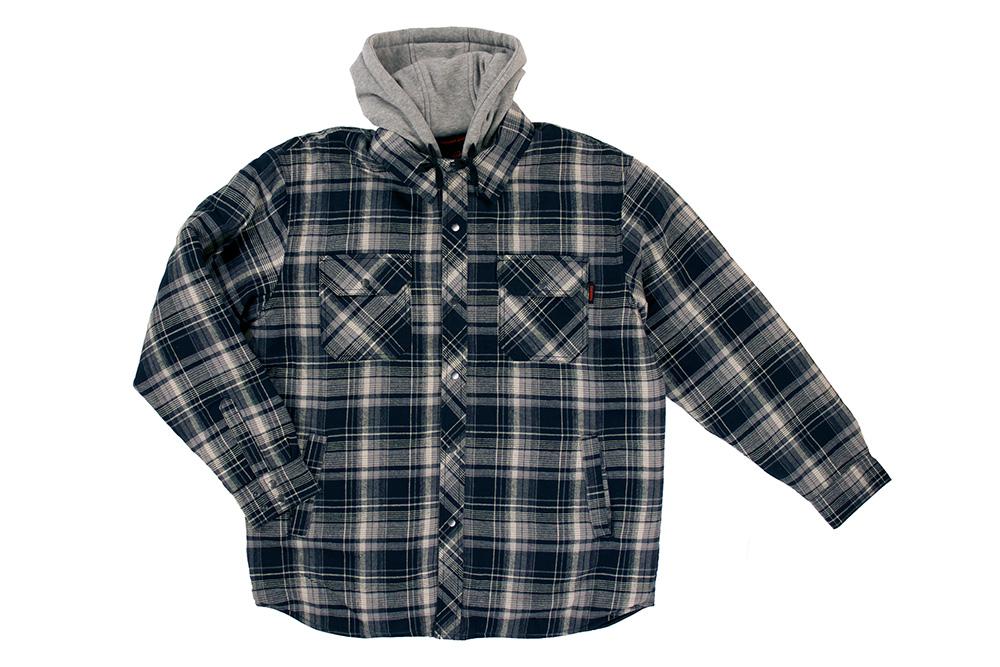 Picture of Tough Duck Fooler Front Quilt Lined Flannel Hooded Shirt