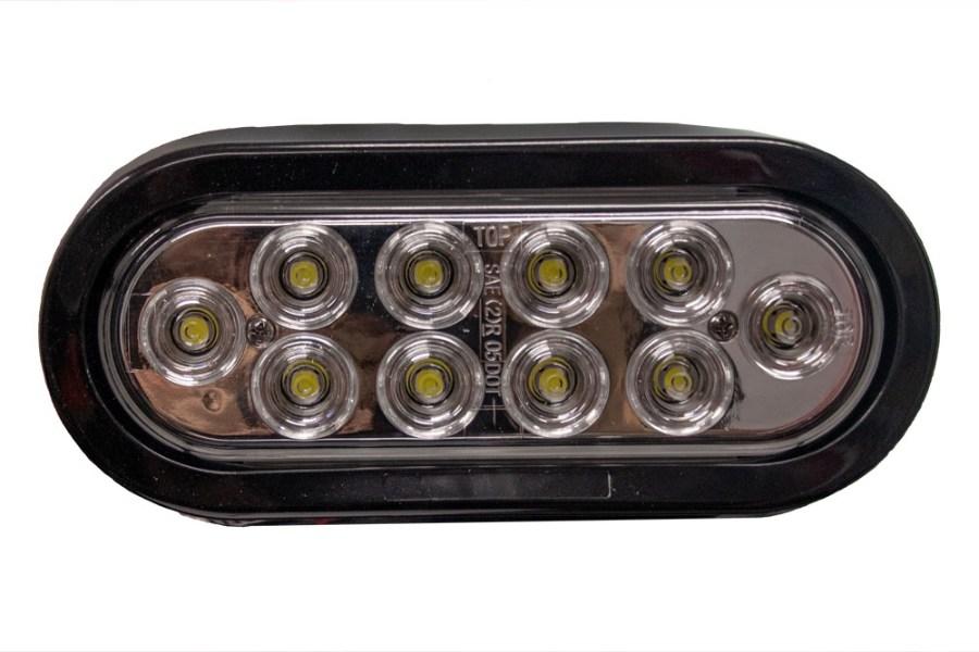 Buyers 6" Oval LED Reverse Light Additional Angle