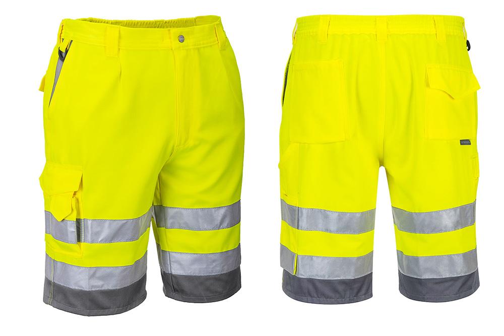 Picture of Portwest Hi-Vis Class E Polycotton Shorts