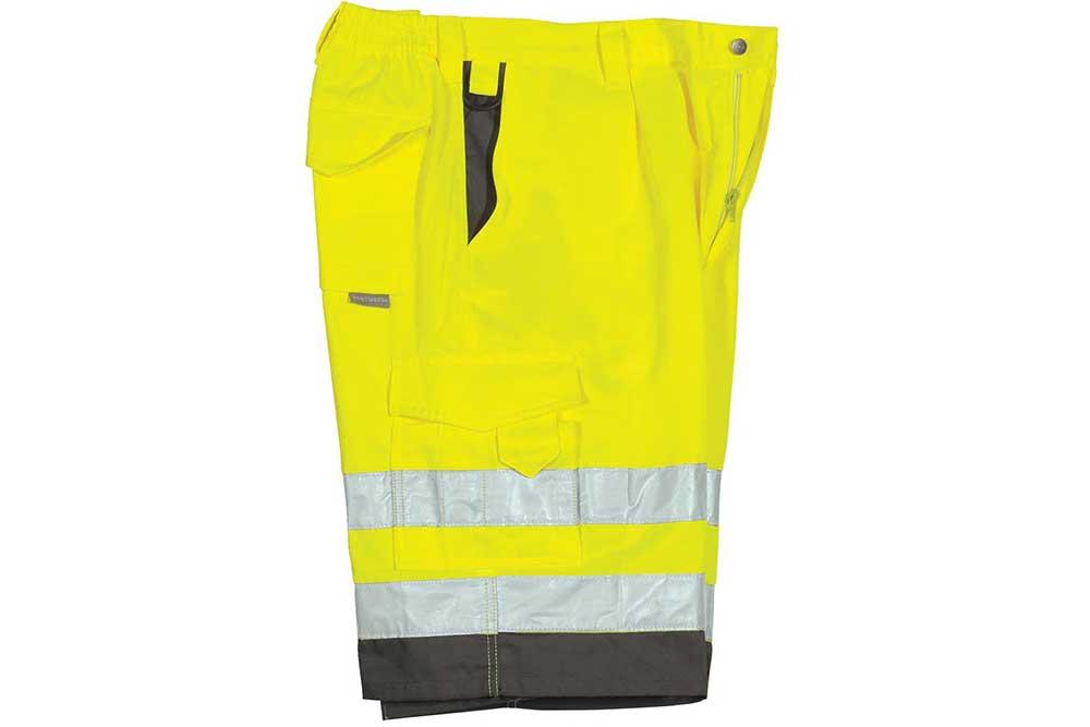Picture of Portwest Hi-Vis Class E Polycotton Shorts