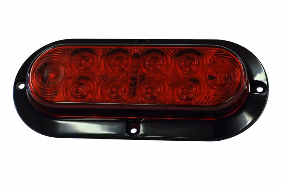 Picture of TowMate Oval Stop / Tail / Turn Red LED 6"