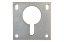 Picture of Miller Keyhole Plate w/ Bolt Holes