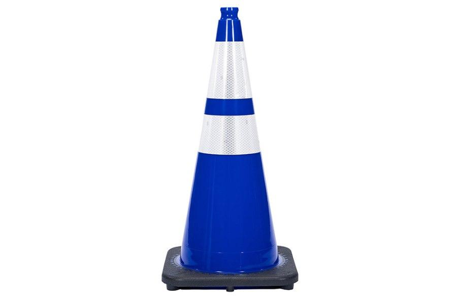Picture of JBC Revolution Series Colored Reflective Traffic Cone-Dual Reflective Strip
