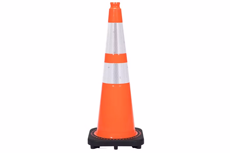 Picture of JBC Revolution Series Orange Slim Body Reflective Recessed Traffic Cone