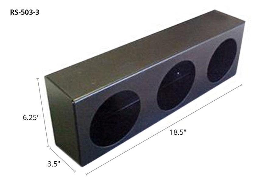 Picture of Race Sport 4in Round Steel Light Box w/ Knockouts