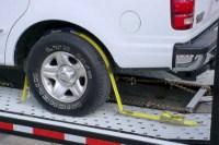 Picture of B/A Products Ratchet Tie Down w/ Double Finger Hooks and Tire Grippers 10'