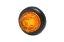 Picture of TowMate Round Bullet Amber Marker 3/4"