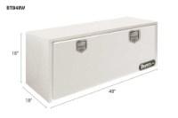 Picture of Buyers Dual Latch Steel Underbody Truck Box