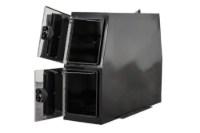Picture of Buyers Black Steel Backpack Truck Box w/Stainless Steel Door and Flat Floor