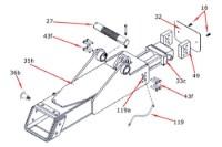 Picture of Zacklift Double Extend Cylinder 3" x 30" x 46"