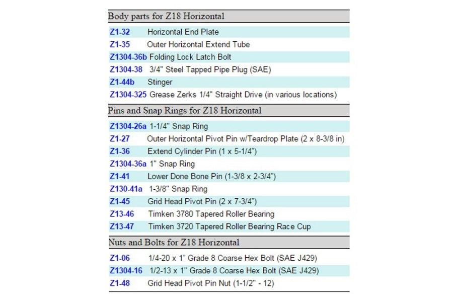 Picture of Zacklift Stinger Extend Tube Zacklift Model Z403