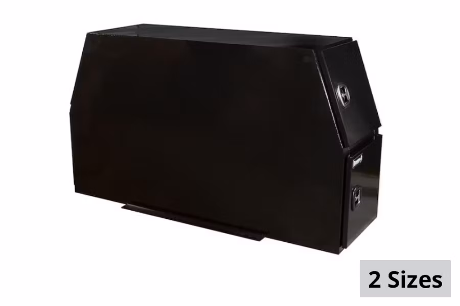 Picture of Buyers Black Steel Backpack Truck Box w/Die Cast Compression Latch