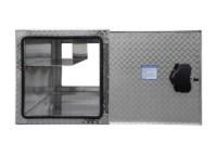 Picture of Buyers Diamond Tread Aluminum Straight Side Tunnel Truck Toolbox W/Shelf