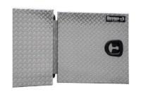 Picture of Buyers Diamond Tread Aluminum Straight Side Tunnel Truck Toolbox W/Shelf