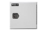 Picture of Buyers White Steel Straight Side Tunnel Truck Toolbox w/Shelf