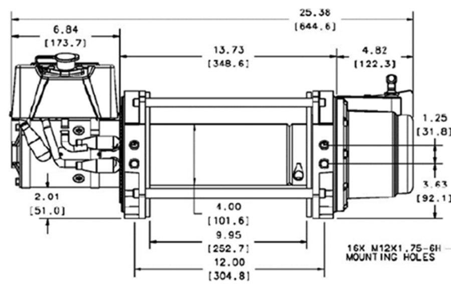 Picture of Warn 9 Series 9,000 lb. 12V Electric Planetary Winch