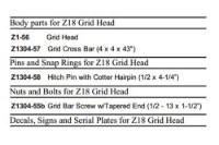 Picture of Zacklift Z18 Grid Head