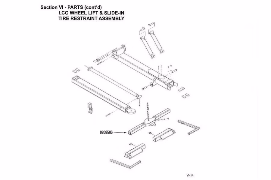 Picture of Miller Century / Champion / Vulcan Crossbar 3.5"