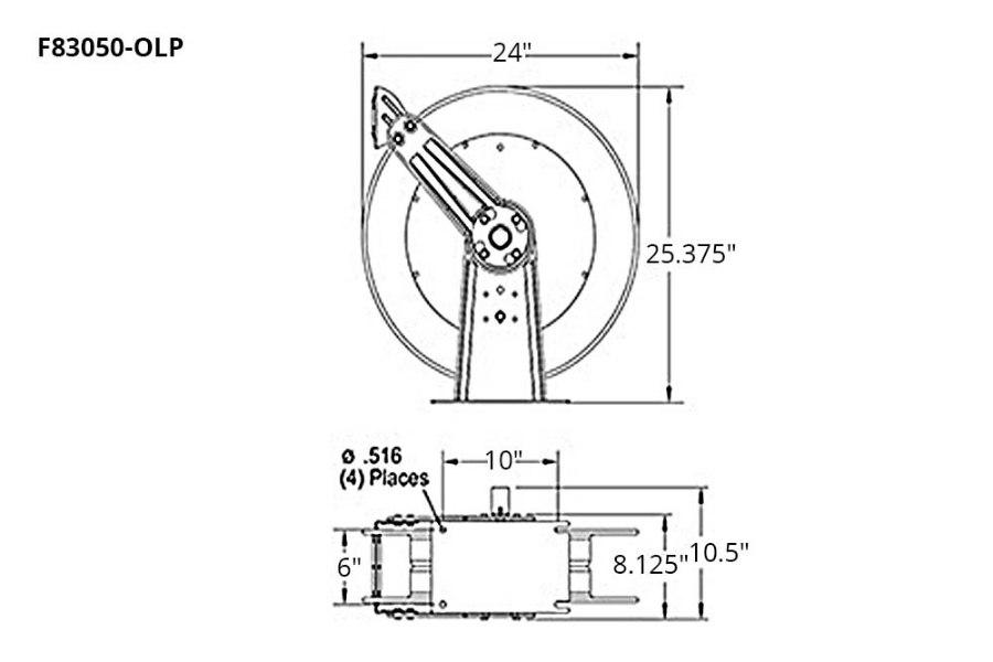 Picture of Reelcraft F80000 Series Fuel Hose Reels