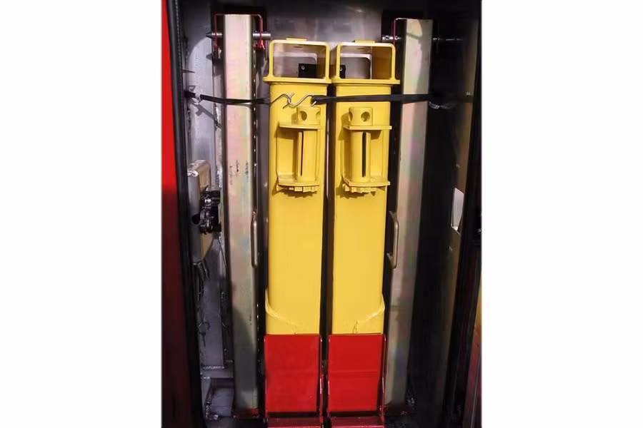 Picture of Miller Fold Down Bus Lift Storage System